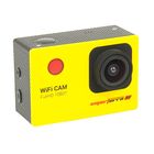 Экшн камера Smarterra W4, 1080P, 30fps, дисплей, угол обзора 170, WIFI, желтый - Фото 1