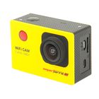 Экшн камера Smarterra W4, 1080P, 30fps, дисплей, угол обзора 170, WIFI, желтый - Фото 2