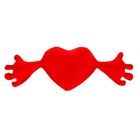 Мягкая игрушка-антистресс Сердце с руками "Миллион поцелуев!" - Фото 2