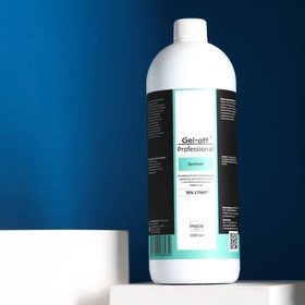 Антисептик спиртовой для рук и ногтей Gel*off Sanitizer с антибактериальным эффектом, 1000 мл