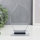 Фигурка стекло «Стела наградная. Лист», 15×9.3×4 см - Фото 2