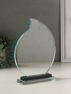 Фигурка стекло «Стела наградная. Лист», 22×16×5 см - Фото 2