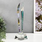 Фигурка стекло «Стела наградная. Приз», 28×7×7 см - Фото 1