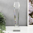 Фигурка стекло «Стела наградная. Приз», 28×7×7 см - Фото 2