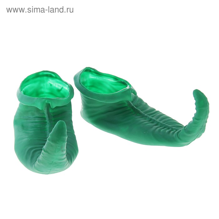 Прикол "Ботинки - Скороходы", цвет зеленый - Фото 1