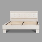 Кровать двуспальная «Азалия 16 М», 160×200 см, ортопедическое основание, цвет бодега белый - Фото 3