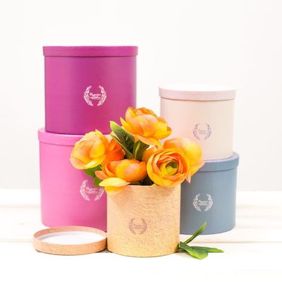 Набор коробок 5 в 1 круг «Дарите счастье», 14 × 14‒22 × 22 см