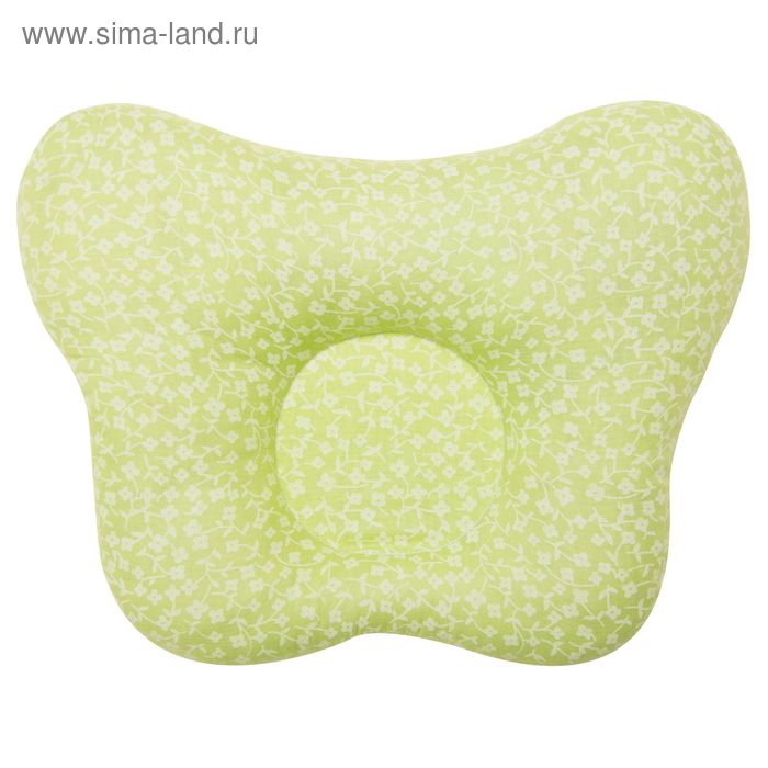Подушка анатомическая, размер 28*21 см, цвет зелёный 12-4 Шт - Фото 1