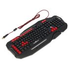 Клавиатура Xtrike Me GK-901, игровая, проводная, мембранная, подсветка, USB, черная - Фото 1