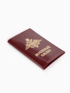 Обложка на военный билет, бордовая - Фото 4