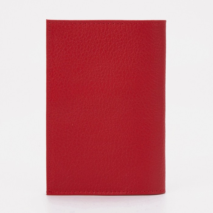 Обложка для паспорта, цвет красный - фото 1908330715