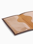 Обложка для паспорта, тиснение фольгой, натуральная кожа, тёмно-коричневая - Фото 7