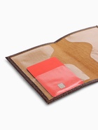 Обложка для паспорта, тиснение фольгой, натуральная кожа, тёмно-коричневая - Фото 8