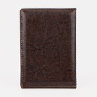 Обложка для паспорта, цвет коричневый - Фото 2