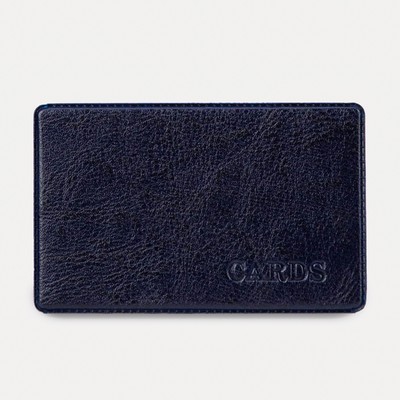 Обложка для проездного, пропуска, цвет синий