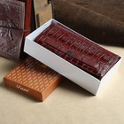 Кошелёк женский, 3 отдела, для монет, для карт, наружный карман, цвет коричневый - Фото 4