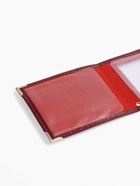 Обложка для удостоверения с окошком, бордовая - Фото 7