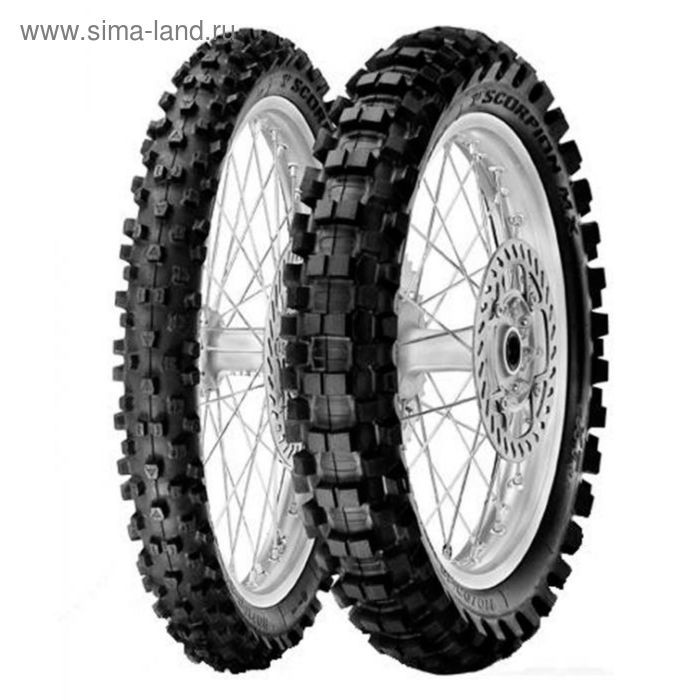 Мотошина Pirelli Scorpion MX Extra J 80/100 R12 50M TT Rear Кросс - Фото 1