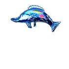 Шар фольгированный "Рыбка" 30" цвета МИКС - Фото 2