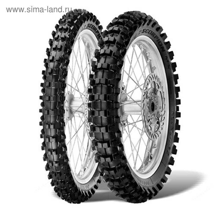 Мотошина Pirelli Scorpion MX Mid Soft 32 60/100 R12 36M TT Front Кросс (2015г) - Фото 1