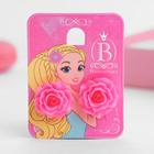 Серьги-клипсы детские "Выбражулька" розы, цвет МИКС - Фото 3