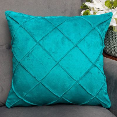 Наволочка декоративная Этель «Соло» цвет бирюзовый, размер 45х45 см