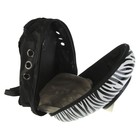 Рюкзак для переноски кошек и собак «Зебра», с окном, 32×25×42 см - Фото 8