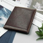 Обложка д/автодокументов, 10,5*0,5*13,5 прошитый, бордовый 2733505