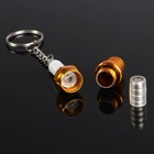 Фонарик-брелок для автомобильных ключей Cartage, свеча с фонариком, золотистый - Фото 4