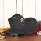 Ковбойская шляпа «Шериф», р-р. 56-58, цвет чёрный - Фото 2