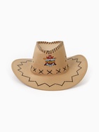 Ковбойская шляпа «Вооружен и опасен», р-р. 56-58, коричневая - фото 119567408