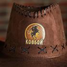 Ковбойская шляпа «Ковбой», р-р. 56-58, цвет коричневый - Фото 4
