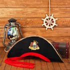 Шляпа пиратская «Королева семи морей», взрослая, р-р 56-58 - Фото 2