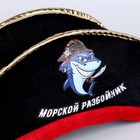 Шляпа пиратская «Морской разбойник», детская, фетр, р-р 52-54 - Фото 4