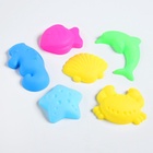 Формочки для лепки «Морские», 6 шт., 7×6 см, МИКС - Фото 2