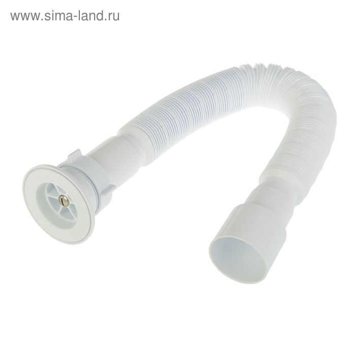 Гофросифон ORIO A-7013, 1 1/2"х40/50 мм, удлинённый, пластиковая решетка - Фото 1