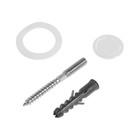 Сифон для мойки ORIO RS-41078, 1 1/2"х40 мм, нерж. решетка d=113 мм, с трубой 40х40/50 мм - фото 24446449