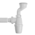 Сифон для писсуара ORIO Р-31009, 1 1/4" х 40 мм, с манжетой d=40/46 мм, с гофрой 40х40/50 мм - фото 24446451