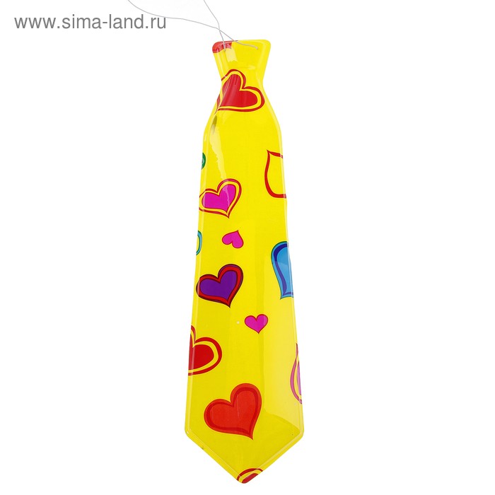 Карнавальный галстук «Сердечки», набор 6 шт. - Фото 1