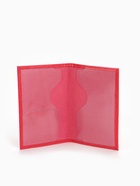 Обложка для паспорта, натуральная кожа, тиснение фольгой, гладкая, розовая - Фото 6