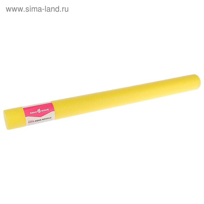 Аквапалка STAR, 6,5 x 80 см, цвет жёлтый - Фото 1