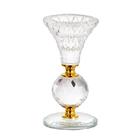 Подсвечник стекло на 1 свечу "Вазон с хрустальным шаром" 11х6х6 см - Фото 4