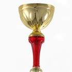 Кубок 131A, наградная фигура, золото, подставка камень, 28 × 9,5 × 9,5 см. - фото 10008288