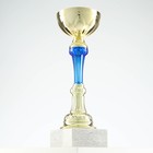 Кубок 132B, наградная фигура, золото, подставка камень, 23 × 7 × 7 см - Фото 2