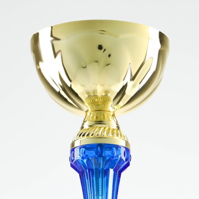 Кубок 132B, наградная фигура, золото, подставка камень, 24×8×7 см