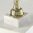Кубок 140C, наградная фигура, золото, подставка камень, 27 × 12,5 × 6 см - Фото 3