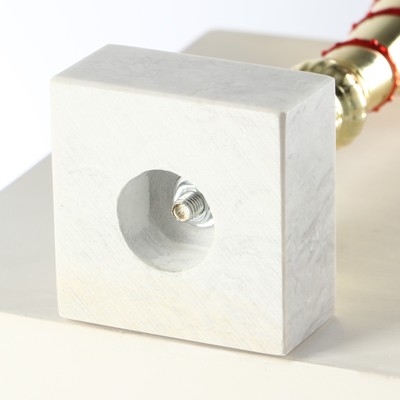 Кубок 140C, наградная фигура, золото, подставка камень, 28×13.5×6 см