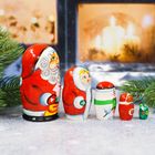 Матрёшка 5-ти кукольная «Дед Мороз», 11 см - Фото 4