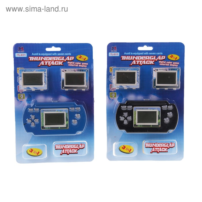 Электронная игра TL 611, 3 игры, цвета МИКС - Фото 1