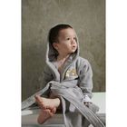 Халат детский махровый с капюшоном Teeny, 2-3 года, цвет серый 912/5 - Фото 1